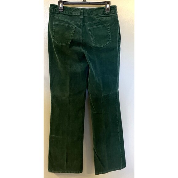 Chadwick Womens Tall Stretch Green Corduroy Pants Size 12T NWOT - Picture 6 of 6